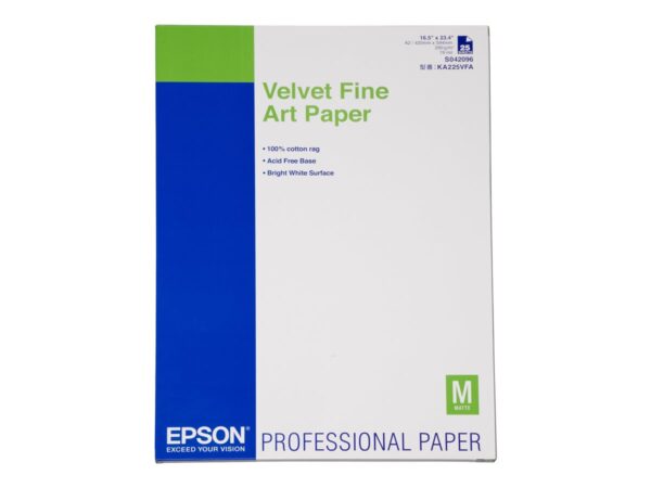 EPSON S042096 Velvet fine art Papier inkjet 260g/m2 A2