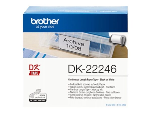 BROTHER Tape DK Tapes - Continuous roll adhesive 103,6mm x 30,48m – Bild 3