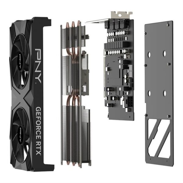 PNY 16GB RTX4060TI XLR8 GAMING VERTO DUAL FAN EDITION 3xDP/HDMI – Bild 3