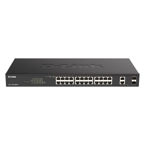D-Link Switch DGS-1100-26MPV2 24xGBit/2xSFP 19" Managed