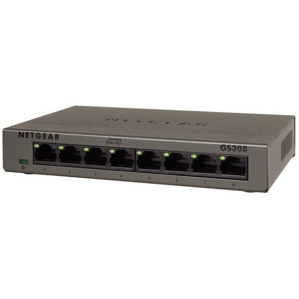 Netgear 8Port Switch 10/100/1000 GS308 – Bild 2