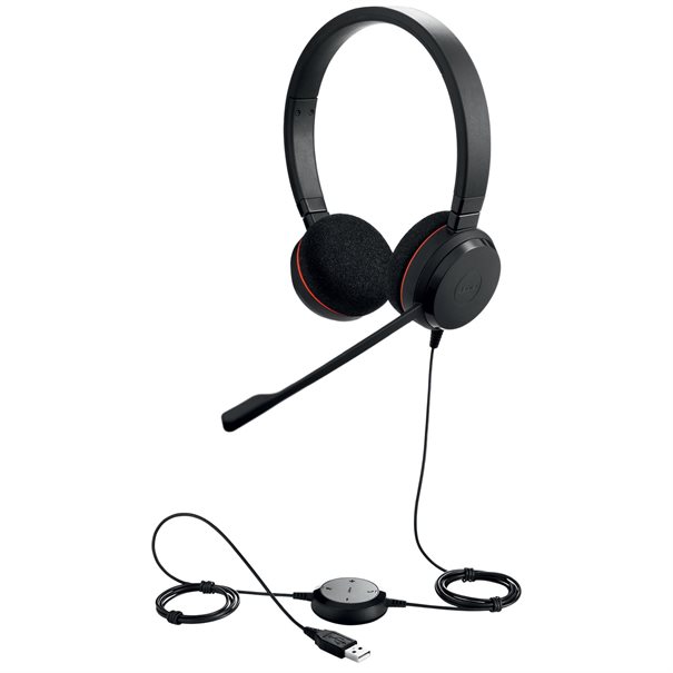Jabra Headset Evolve 20 MS Duo USB Zertifiziert für Skype für Unternehmen – Bild 3